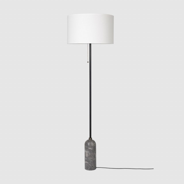 White Shade/Grey Marble