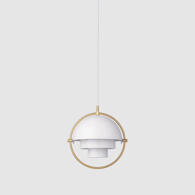 Brass Base/White Semi Matt