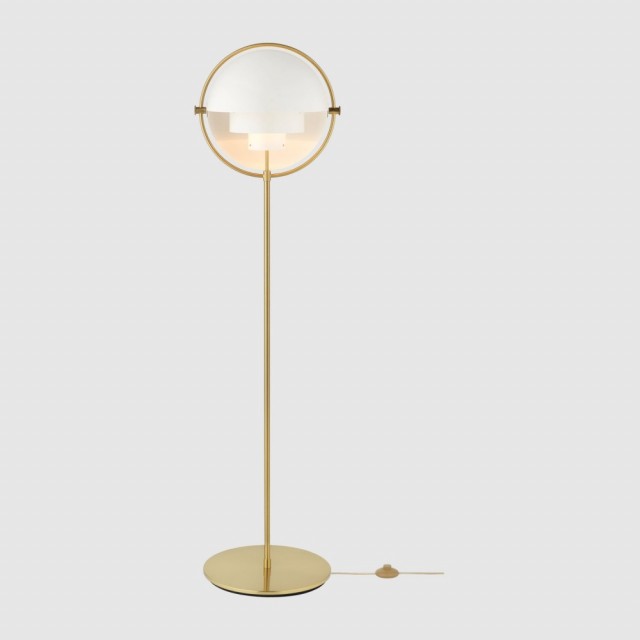 Brass Base/White Semi Matt